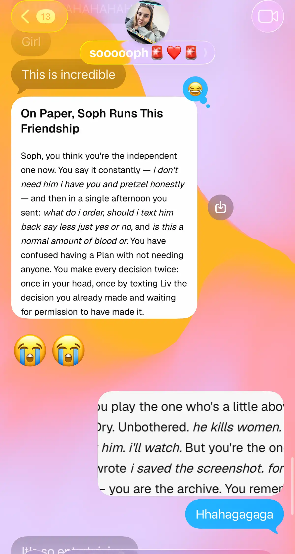 👭 Best friends · part 2 reaction to a Brandon report